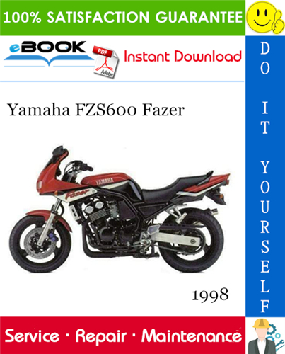 1998 Yamaha FZS600 Fazer Motorcycle Service Repair Manual