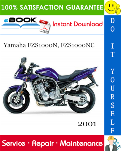 2001 Yamaha FZS1000N, FZS1000NC Motorcycle Service Repair Manual