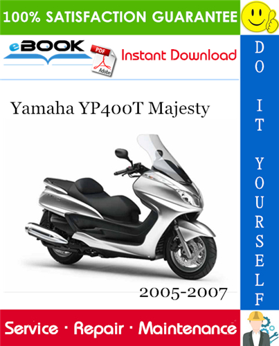Yamaha YP400T Majesty Scooter Service Repair Manual