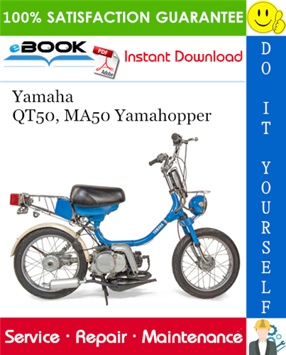 Yamaha QT50, MA50 Yamahopper Service Repair Manual