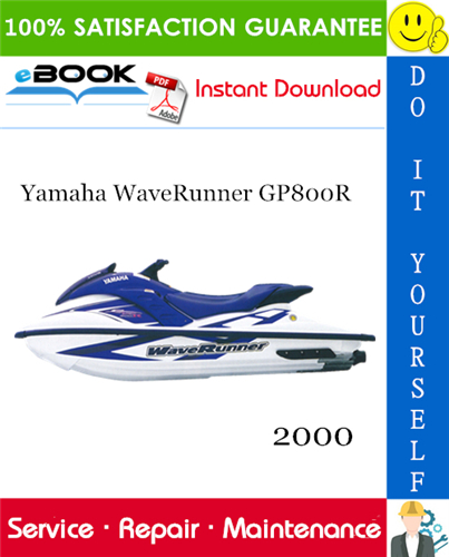 2000 Yamaha WaveRunner GP800R Service Repair Manual