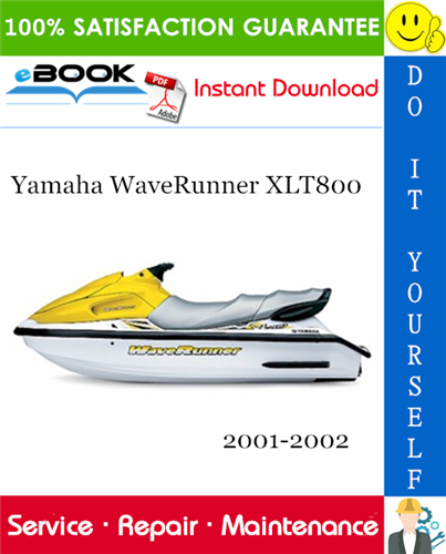 Yamaha WaveRunner XLT800 Service Repair Manual