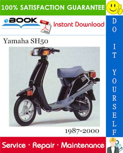Yamaha SH50 Scooter Service Repair Manual