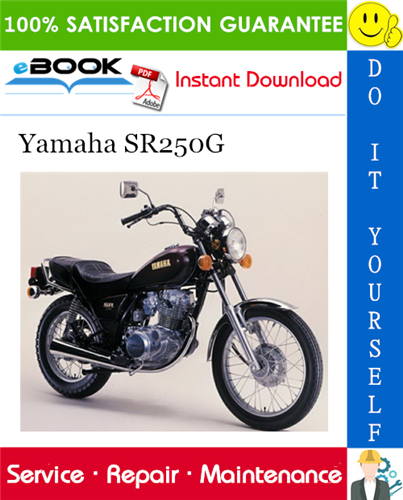 Yamaha SR250G Motorcycle Service Repair Manual