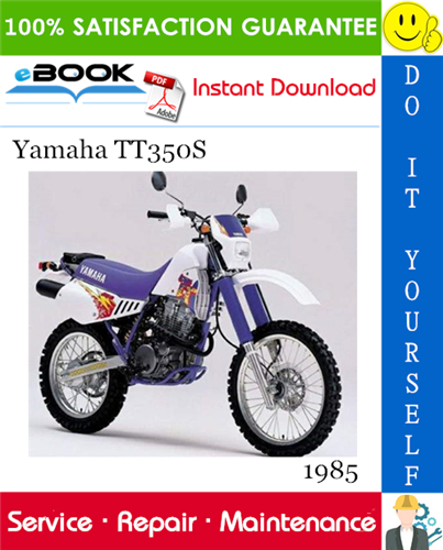 1985 Yamaha TT350S Motorcycle Service Repair Manual