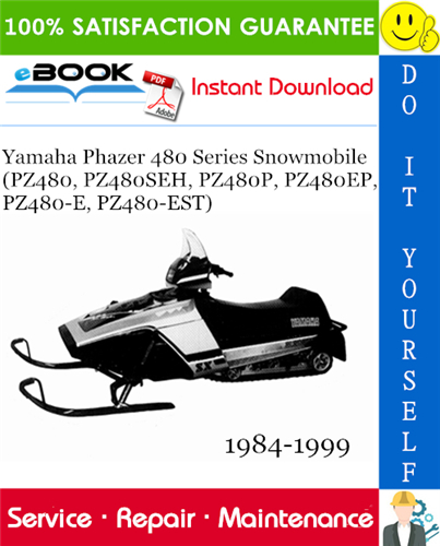 Yamaha Phazer 480 Series Snowmobile (PZ480, PZ480SEH, PZ480P, PZ480EP, PZ480-E, PZ480-EST)