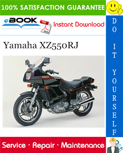 Yamaha XZ550RJ Motorcycle Service Repair Manual