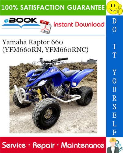 Yamaha Raptor 660 (YFM660RN, YFM660RNC) ATV Service Repair Manual
