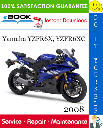 2008 Yamaha YZFR6X, YZFR6XC Motorcycle Service Repair Manual