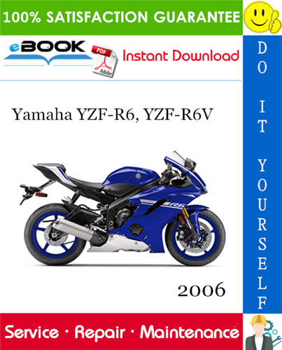2006 Yamaha YZF-R6, YZF-R6V Motorcycle Service Repair Manual