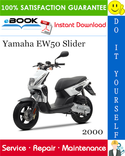 2000 Yamaha EW50 Slider Scooter Service Repair Manual