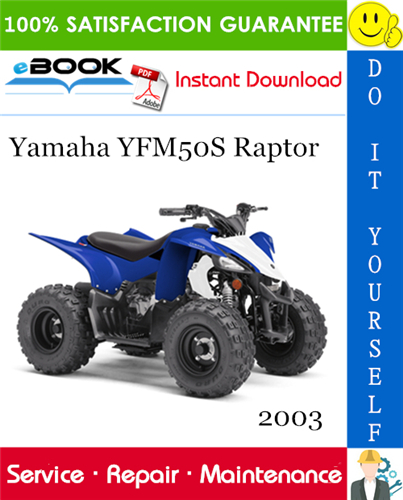 2003 Yamaha YFM50S Raptor ATV Service Repair Manual