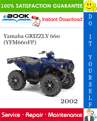 2002 Yamaha GRIZZLY 660 (YFM660FP) ATV Service Repair Manual