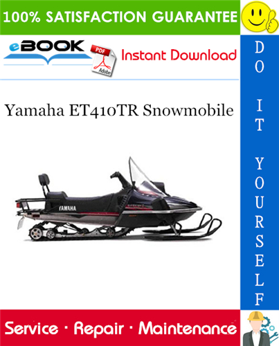Yamaha ET410TR Snowmobile Service Repair Manual