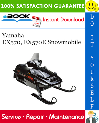 Yamaha EX570, EX570E Snowmobile Service Repair Manual