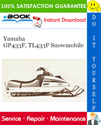 Yamaha GP433F, TL433F Snowmobile Service Repair Manual