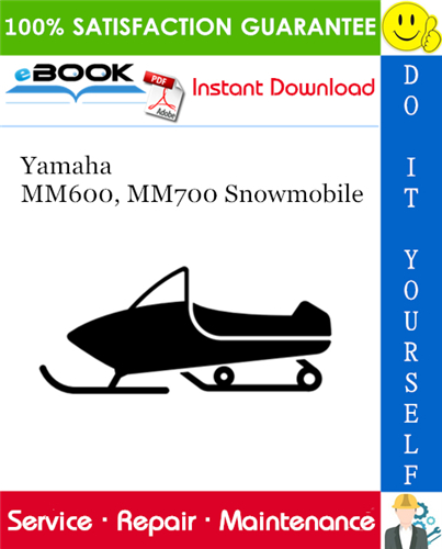 Yamaha MM600, MM700 Snowmobile Service Repair Manual