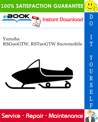 Yamaha RSG90GTW, RST90GTW Snowmobile Supplementary Service Manual