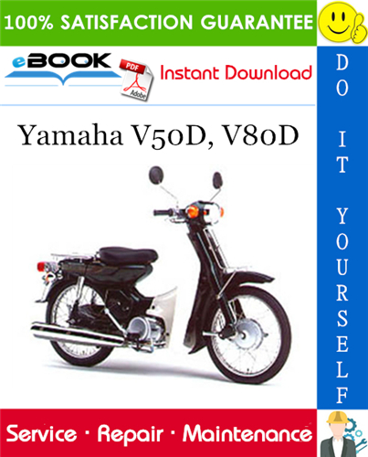 Yamaha V50D, V80D Scooter Service Repair Manual