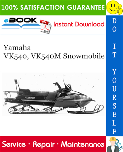Yamaha VK540, VK540M Snowmobile Service Repair Manual