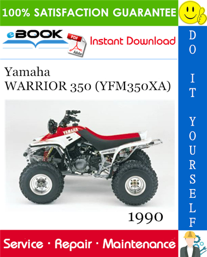 1990 Yamaha WARRIOR 350 (YFM350XA) ATV Service Repair Manual
