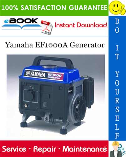 Yamaha EF1000A Generator Service Repair Manual