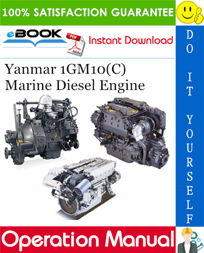 Yanmar 1GM10(C) Marine Diesel Engine Operation Manual