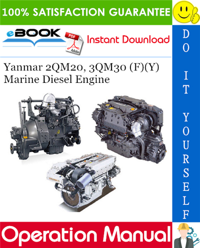 Yanmar 2QM20, 3QM30 (F)(Y) Marine Diesel Engine Operation Manual
