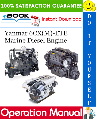 Yanmar 6CX(M)-ETE Marine Diesel Engine Operation Manual