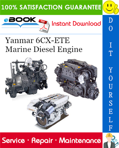 Yanmar 6CX-ETE Marine Diesel Engine Service Repair Manual