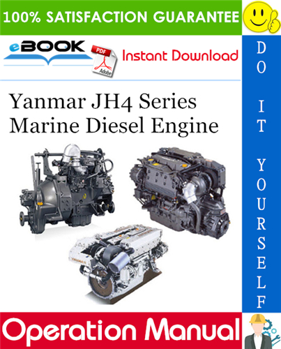 Yanmar JH4 Series Marine Diesel Engine Operation Manual
