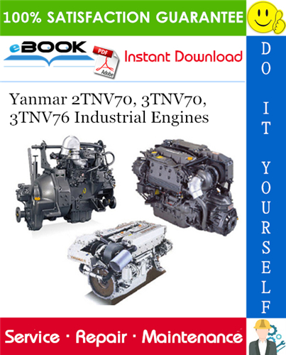 Yanmar 2TNV70, 3TNV70, 3TNV76 Industrial Engines Service Repair Manual