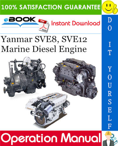 Yanmar SVE8, SVE12 Marine Diesel Engine Operation Manual
