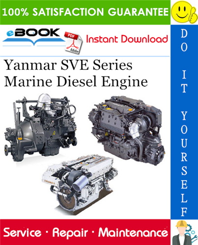 Yanmar SVE Series Marine Diesel Engine Service Repair Manual