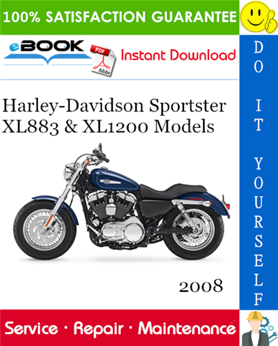 2008 Harley-Davidson Sportster XL883 & XL1200 Models