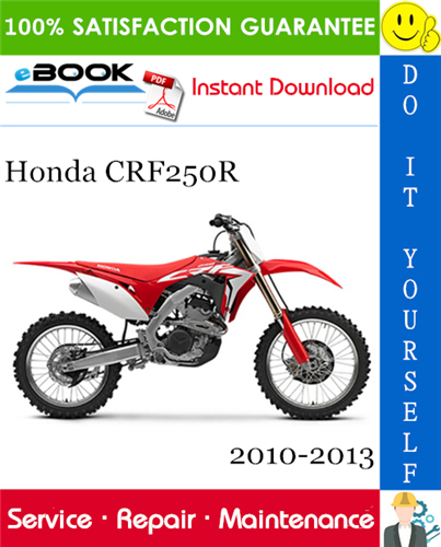 Honda CRF250R Motorcycle Service Repair Manual