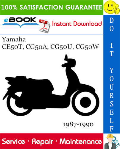 Yamaha CE50T, CG50A, CG50U, CG50W Scooter Service Repair Manual