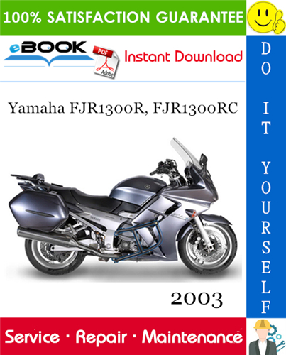 2003 Yamaha FJR1300R, FJR1300RC Motorcycle Service Repair Manual