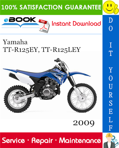2009 Yamaha TT-R125EY, TT-R125LEY Motorcycle Service Repair Manual