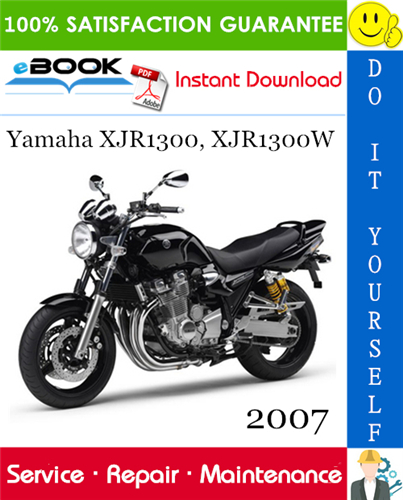 2007 Yamaha XJR1300, XJR1300W Motorcycle Service Repair Manual