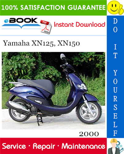2000 Yamaha XN125, XN150 Motorcycle Service Repair Manual