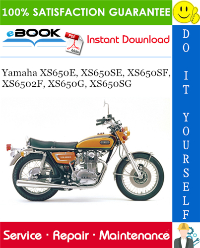 Yamaha XS650E, XS650SE, XS650SF, XS6502F, XS650G, XS650SG Motorcycle Service Repair Manual
