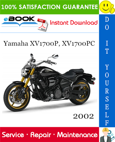 2002 Yamaha XV1700P, XV1700PC Motorcycle Service Repair Manual