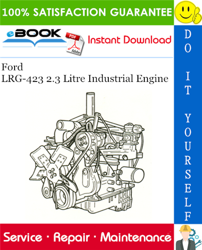 Ford LRG-423 2.3 Litre Industrial Engine Service Repair Manual