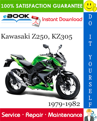 Kawasaki Z250, KZ305 Motorcycle Service Repair Manual