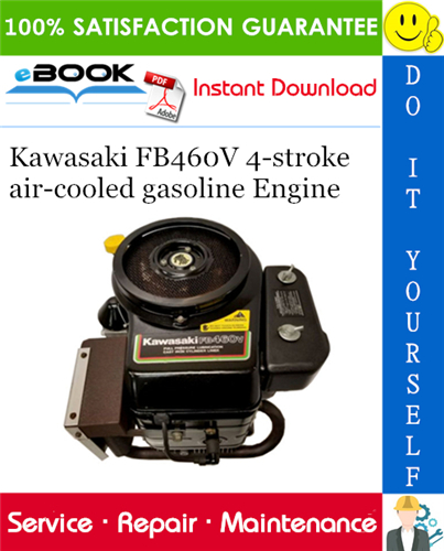 Kawasaki FB460V 4-stroke air-cooled gasoline Engine Service Repair Manual