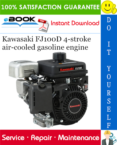 Kawasaki FJ100D 4-stroke air-cooled gasoline engine Service Repair Manual