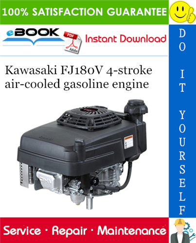 Kawasaki FJ180V 4-stroke air-cooled gasoline engine Service Repair Manual