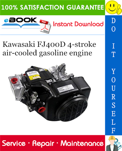 Kawasaki FJ400D 4-stroke air-cooled gasoline engine Service Repair Manual