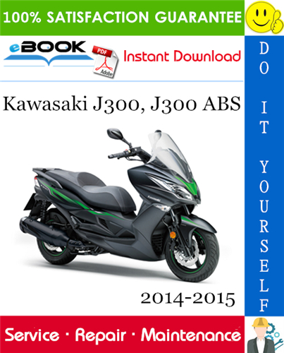 Kawasaki J300, J300 ABS Motorcycle Service Repair Manual